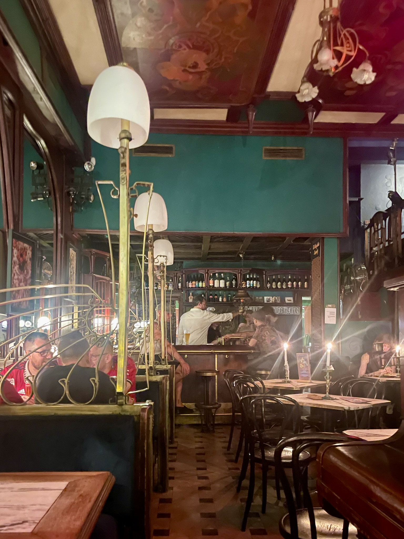 The interior of Art Café Kalambur
